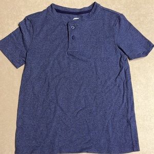 Old Navy Henley Short Sleeve Shirt Stretch Medium Size 8.